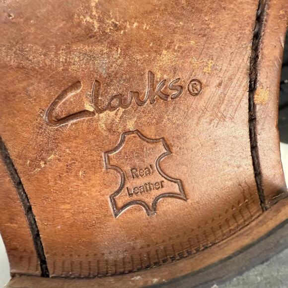 Clarks Men\'s Size 9 Brown Genuine Leather Brogue Dress Shoes Lace Up main image 10